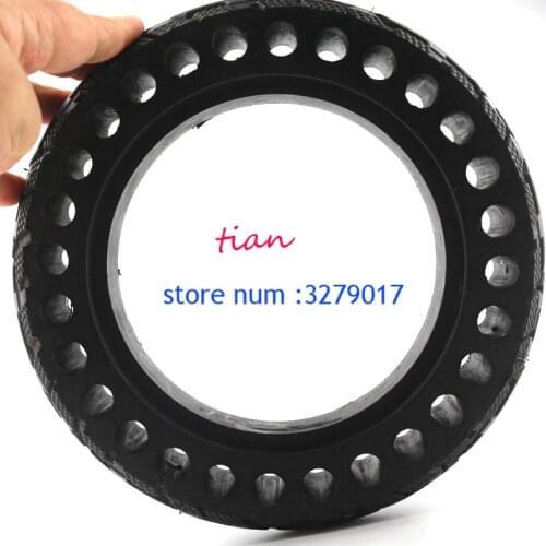 2019 lightning Shipping Wear-resisting solid vacuum tire fit Shock Absorber Anti-slip Durable Rubber for Electric scooter