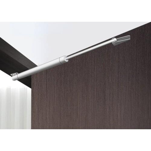 Aluminum Alloy Automatic Stopper For Door Soft Closing Adjustable Gas Spring Stopper For Doors Furniture Fittings