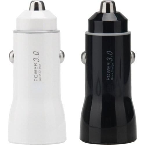36W USB Car Charger PD QC 3.0 Fast Charging for iPhone 12 Pro X Xiaomi Samsung Note 20 Tablet LED Dual Usb Auto Car-Charger