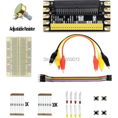 BBC micro:bit GPIO Expansion board kit start GPIO