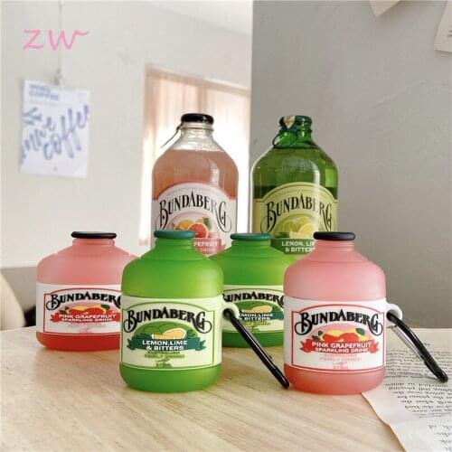 Brand juice drink 3d case for airpods 1 2 pro charging case soft silicone wireless bluetooth headset protect cover coke