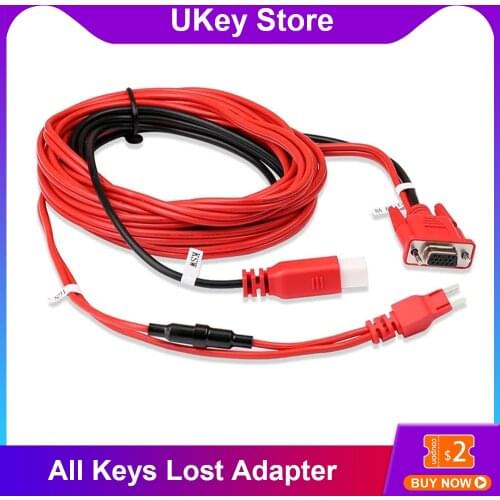 For Autel For Toyota 8A Non-Smart Key All Keys Lost Adapter Work with APB112 and G-Box2 Diagnostic Tools Cables and Connectors