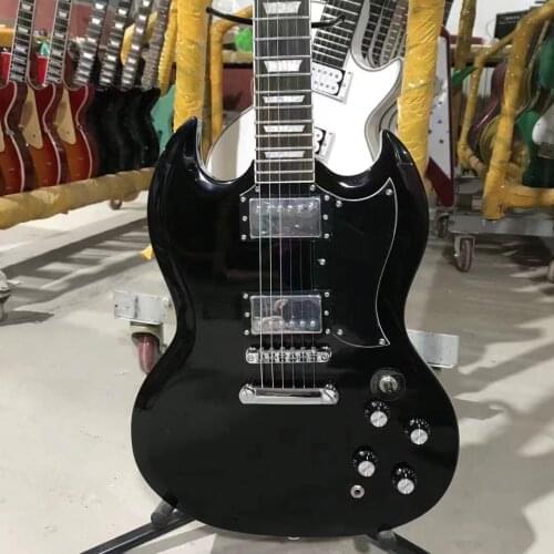 SG G400 Electric Guitar Black Color Mahogany body Rosewood Fingerboard Chrome Hardware High Quality Guitarar Free Shipping