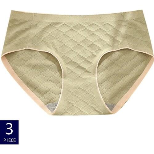 Graphene Inhibits Bacteria Women Panties Seamless Lingerie Sexy Briefs Underwear Underpants for Skin-friendly Briefs Girls A5