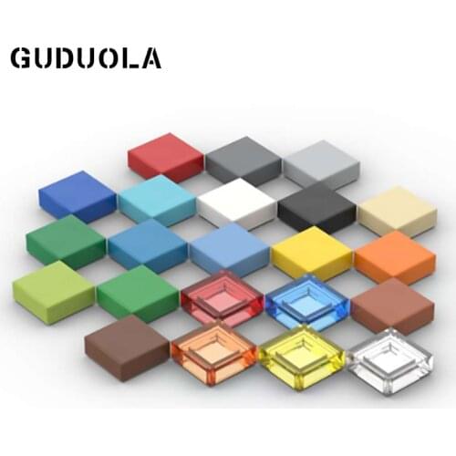 Guduola Tile 1x1 with Groove 3070 Special Brick 3070b MOC Building Block Small Particle Techinic Toys 300pcs/lot