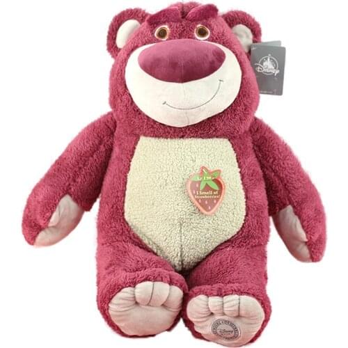 Big Size Disney Original Toy Story Lotso Strawberry Bear Stuffed Bear Super Soft Toys For Kids Strawberry Smell Children Gift