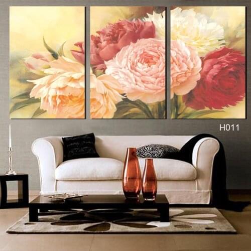 Pictures Canvas Painting Home Decoration Pictures Wall Pictures For Living Room Modular Wall Painting Flower No Frame