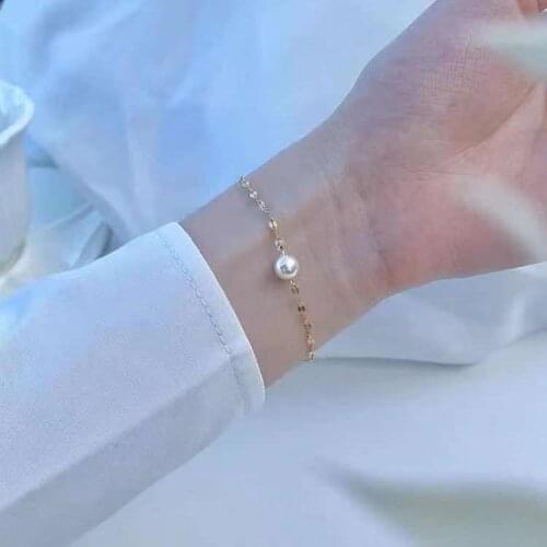 Classic DIY Pearl Bracelet Mounting For 7-10mm Jewelry Fittings Women Handmade Craft Accessory