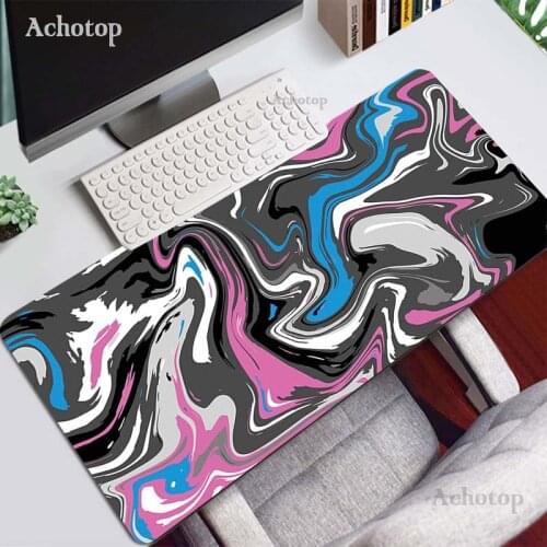 Strata Liquid Art Mouse Pad Gamer Large Table Mat Office Carpet Desk Computer Gaming Mousepad XL Rubber PC Keyboard Non-slip Pad