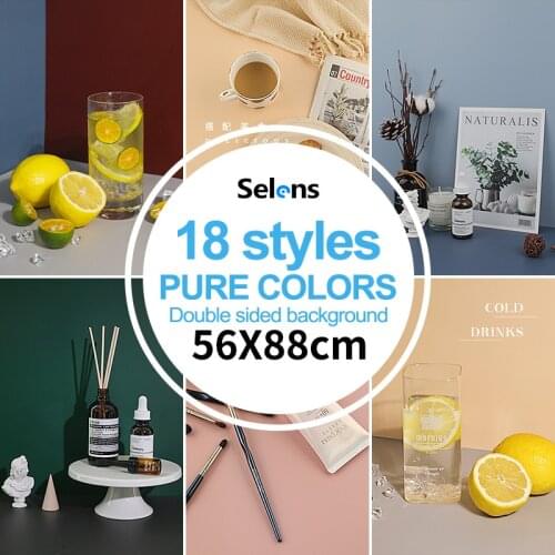 [Buy 3 Get 1 Free] Background For Photography Colorful Backdrop Double Sided Background Paper for Photo Studio Photography Props