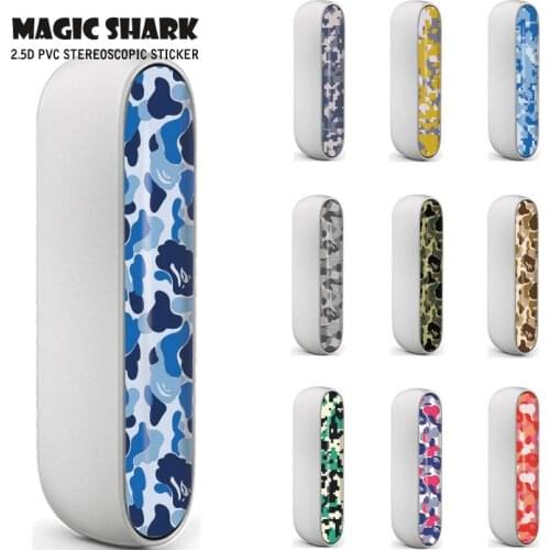 Magic Shark Cool Waterproof Military Army Camouflage PVC Film Sticker Case Cover for IQOS 3