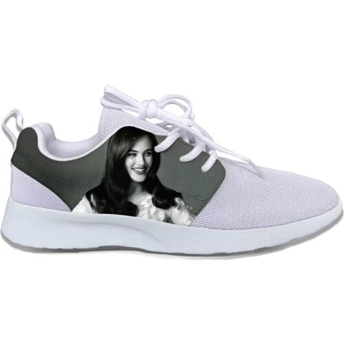 2019 Hot Cool Fashion Pop Funny High Quality Sneakers Handiness Casual Shoes 3D Printed For Men Women Jessica Brown Findlay