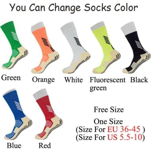 Size 36-45 Unsex Anti-Slip Breathable Men Running Cotton Rubber Socks Football Socks High Quality Men ZA Men Women Cycling Socks