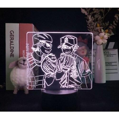 Sleep Night Light 3D LED Baby Room Atmosphere Decor Desk Lamp Ace of Diamond Anime Fans Kids Gift Smart Phone Control Nightlight