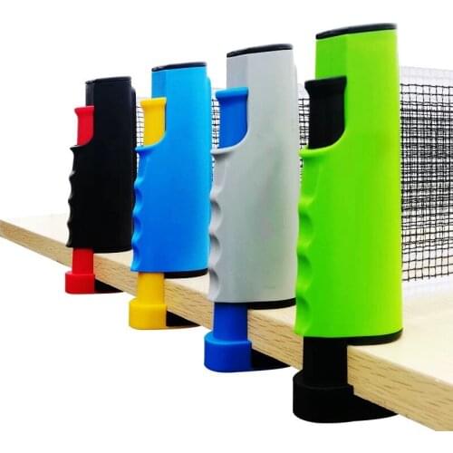 New Retractable Table Tennis Net Table Grid Plastic Strong Mesh Portable Net Kit Net Rack Replace Kit For Ping Pong Playing