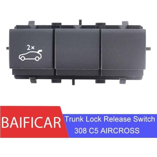 Baificar Brand New Genuine Trunk Lock Release Switch 98200775ZD Tailgate Switch For Peugeot 308 Citroen C5 AIRCROSS