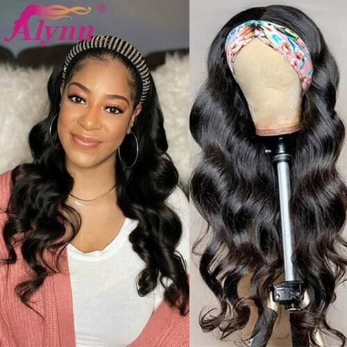 Body Wave Headband Wig Synthetic Wig Natural Hair Full Machine Long Wig For Women Heat Resistant Fiber Hair 2021 New Fashion
