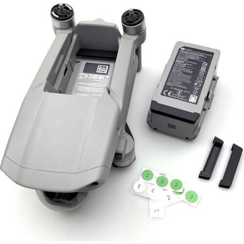 Battery Charging Port Dustproof Cover Anti-oxidation Cap Terminal Cover and Number Sticker for DJI Mavic Air 2 Drone Accessories