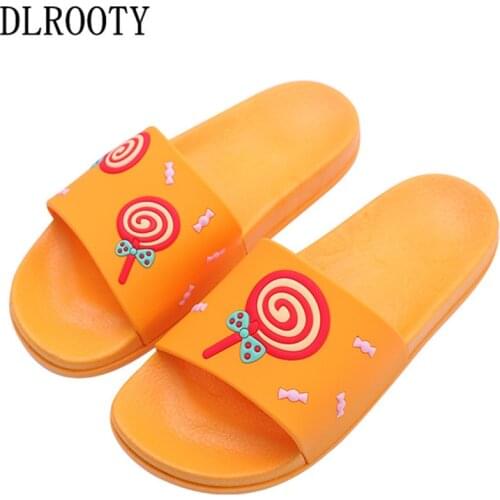 Women Slippers Sandals Flip Flops Bathroom Sweet Summer Fashion Flats Breathable Non-slip Shoes Woman Home Slides Casual Female