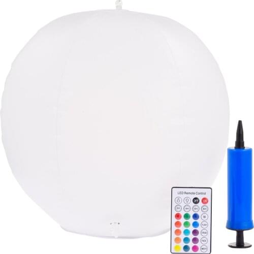 Solar LED Lights Inflatable 14ft Floating Pool Solar Ball Light Decor For Swimming Pool Beach Garden Backyard Patio Decorative