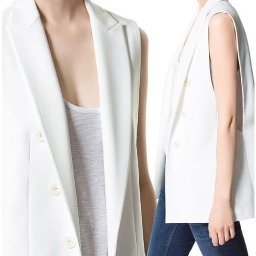 In early spring 2019 explosion models in the long section of a slim sleeveless vest vest all-match ladies vest W