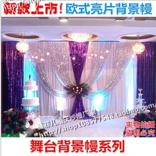 Top-rated customized size back drop curtain for wedding decorations ,party decorations