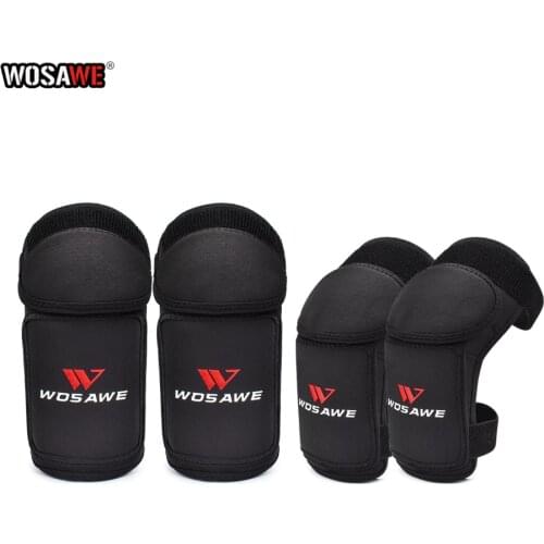 WOSAWE Kids Motorcycle Bike Racing Skating Elbow Knee Shin Armor Guard Protector Guards Protective Motocross Basketball Gear