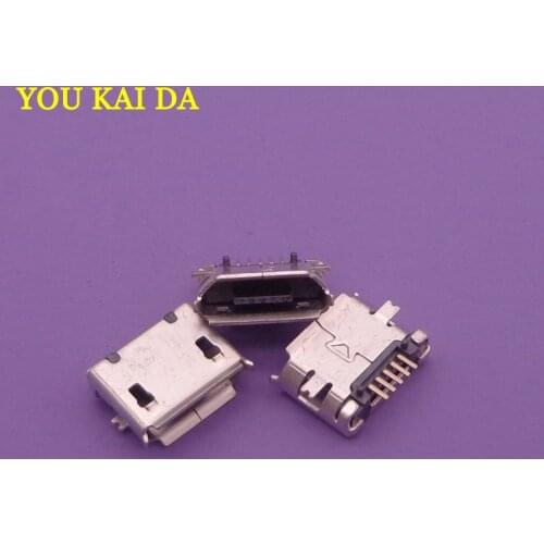100pcs Mini Micro USB Jack connector for OPPO X907/Nokia 5800 E71mobile phone tablet pc long 5-pin 100pcs/lot