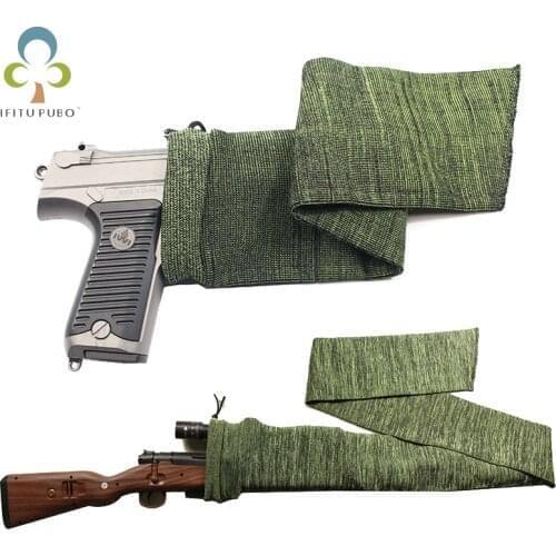 140cm/36cm Silicone Treated Gun Sock Polyester Rifle Shot gun Fishing Rod Sock Protection Cover Bag Case Tactical Hunting GYH