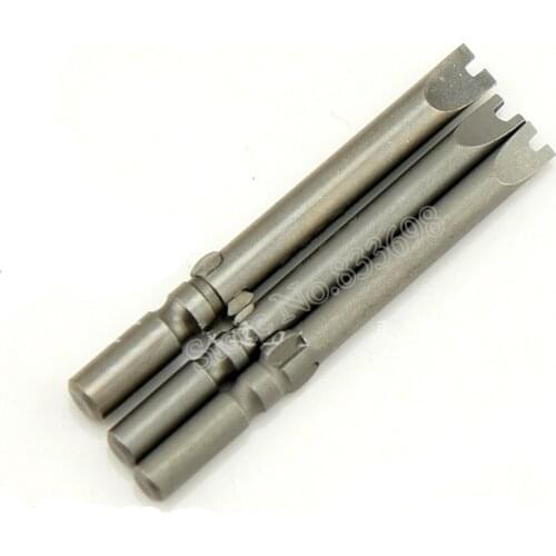3Pcs 801 Magnetic U Shaped Screwdriver Bits 60mm Long U5 U6 U7