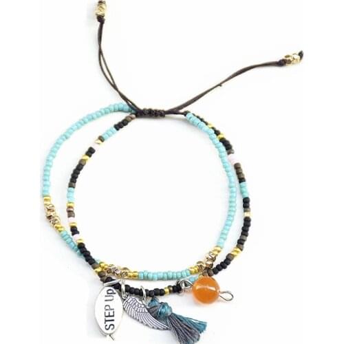 Seed Beads Wrap Bracelets Wholesale Handmade Weaving Bracelet Birthday Gift Jewelry Charm Dropship