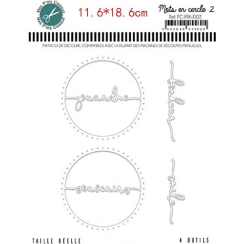 CH 2021 New Arrival Windows Stencil Metal Cutting Dies For Scrapbooking Practice Hands-on DIY Album Card Craft Decor