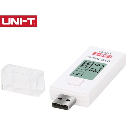 UNI-T UT658B/UT658 Digital Current Voltage USB-Testers 10 Sets Capacity Data Storage LCD Display 10cm Cable Length