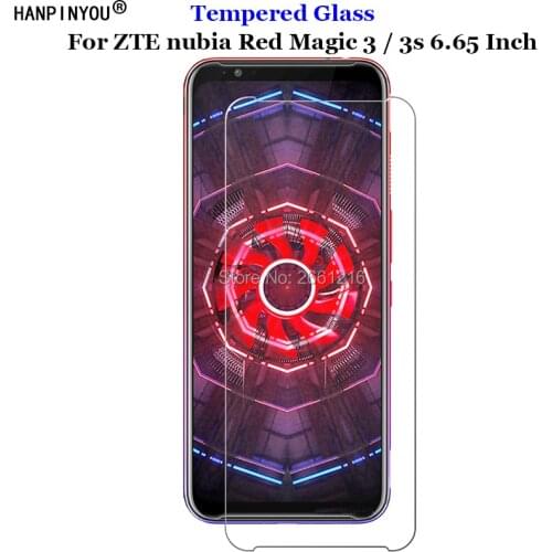For ZTE nubia Red Magic 3 Tempered Glass 9H 2.5D Premium Screen Protector Film For nubia Red Magic 3s 6.65"