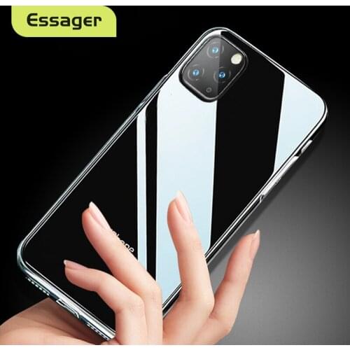 Essager Silicone Phone Case For iPhone 11 Pro 11Pro XS Max XR X R 8 7 6 6S S Plus 5 5S SE 8Plus 7Plus TPU Back Cover Coque Funda