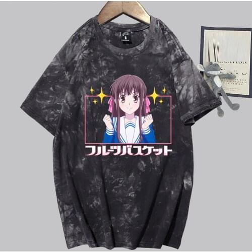 Anime Fruits Basket Tshirt Kawaii Short Sleeve Unisex Tees