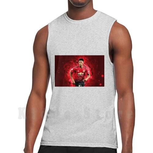 Marcus Tank Tops Vest 100% Cotton Marcus England Football Soccer