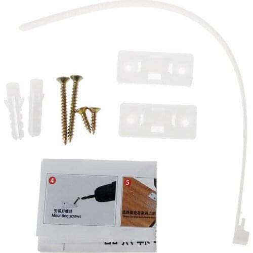 Furniture Anchors Anti Tip Earthquake Resistant Straps Child Safety Secure Kit