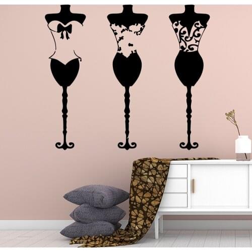 Cute Clothes store Wall Sticker Home Decoration Accessories For Kids Rooms Diy Home Decoration Wall Stickers Waterproof