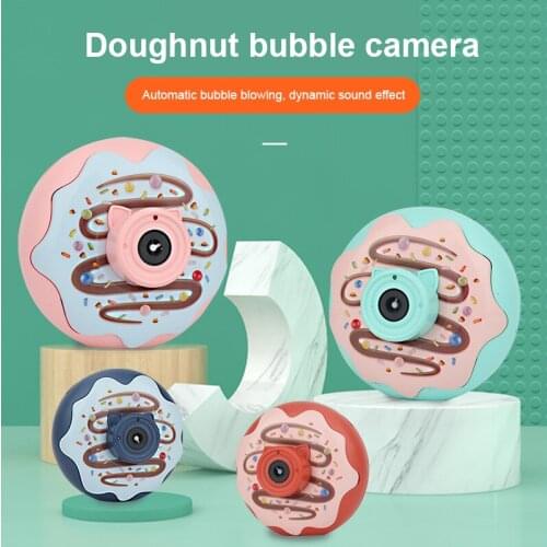 A Sets Of Childrens Lighting Music Bubble Camera Machine With Bubble Water Cartoon Toy Sets Interaction Toy For Kids Fun Gift