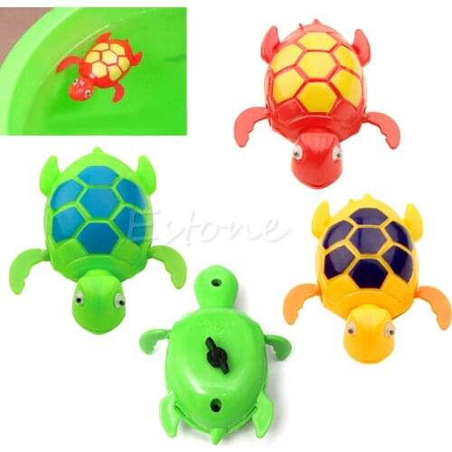 Wind Up piscine Jouet animal flottant Tortue For Baby enfant Kids Pool Bath Time D5QA