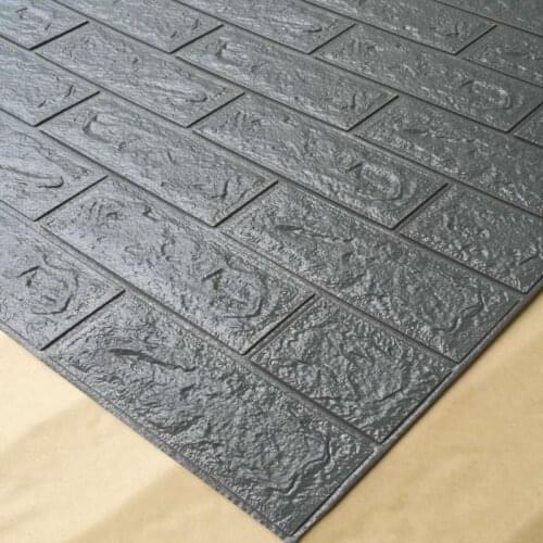 Wall Stickers Self Adhesive Foam Decor DIY 3D Brick Wallpaper For TV Background Kids Living Room Waterproof Wall Sticker