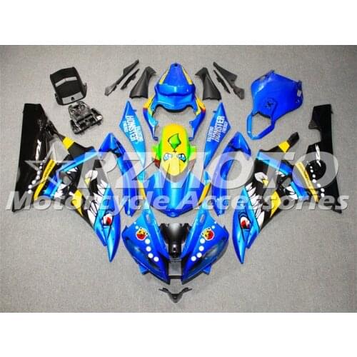 New ABS Motorcycle Fairing Kits Fit For Yamaha YZF 600 R6 2006 2007 YZF-R6 06 07 Bodywork Set Blue Shark