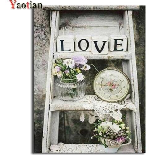 New arrival 3d Diamond Embroidery Flower stand full square/round drill diy diamond painting mosaic art home decoration