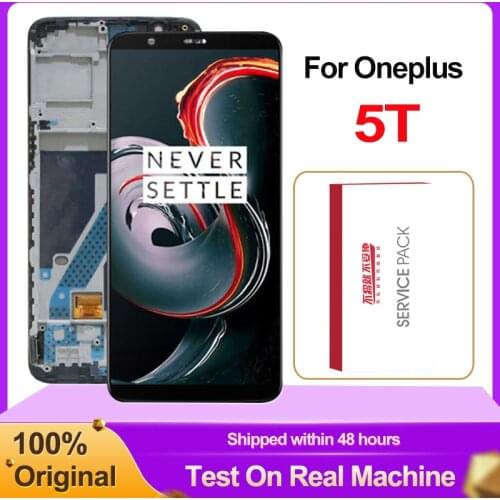OLED / Original AMOLED 6.01" For Oneplus 5T LCD Display Touch Screen Assembly Replacement For 1+5T A5010 LCD Display Module