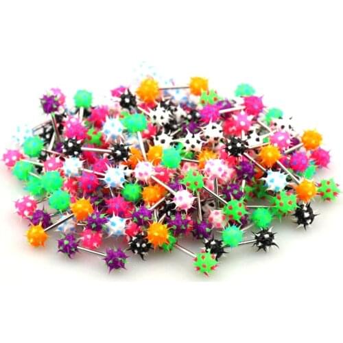 1 Pair Cute Silicone Ball Nipple Bar Rings Nipple Piercing for Women Sexy Piercings Nipple Ring Barbell Breast Jewelry Gifts 14G