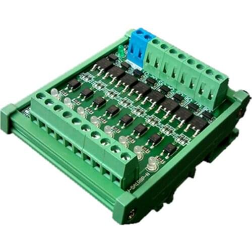 PLC driver board amplifier board optically isolated output board 8 transistor module PLC control board