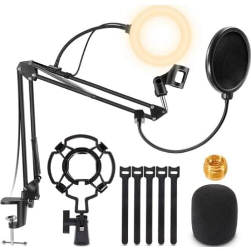 Microphone Stand Arm,Professional Boom Scissor Arm,for Blue Snowball and Most Other Mics,for Streaming Studio,Etc