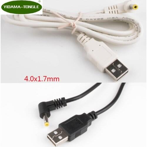 USB convert to 4.0*1.7mm/DC 4017 DC power barrel Jack with cord connector angled plug cable