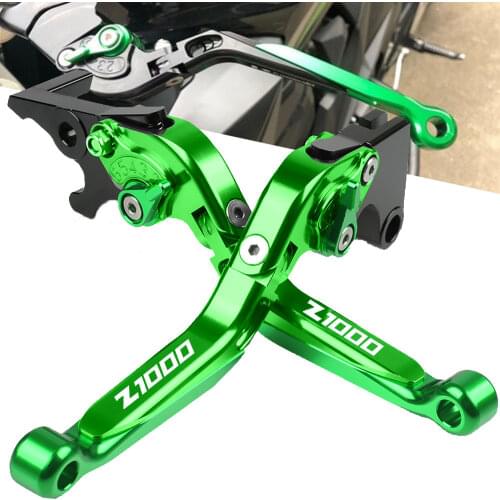 Motorcycle Z1000 Clutch Brake Lever CNC Aluminum Extendable Adjustable Foldable Levers FOR KAWASAKI Z1000 Z 1000 2017 2018 2019